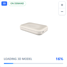 Hermosa 2.1A Output 5000mAh Card Shape Power Bank in White